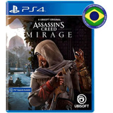 Assassins Creed Mirage Ps4 Mídia Física Dublado Em Português