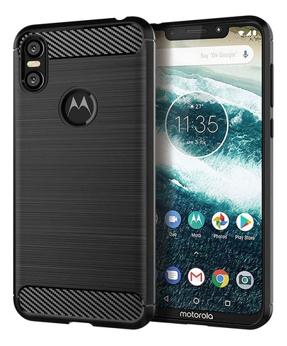 Carcasa Para Motorola Todos Modelos Acabado Fibra Carbono