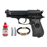 Prieto Beretta M 84 Fs Pistola Balines Metal Postas .177 Co2