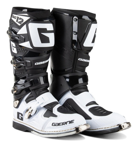 Botas Motocross Enduro Gaerne Sg-12 Negro/ Blanco