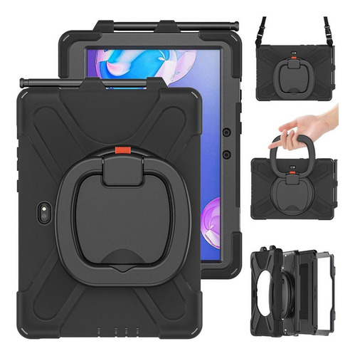 Funda De Silicona+pc Para Samsung Galaxy Tab Active Pro