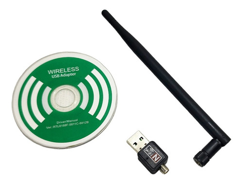 Adaptador Receptor Wireless Usb Sem Fio Antena Wifi 1200mbps