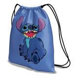 Mochila Sacola Saco Stitch