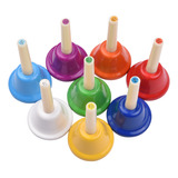 Handbell.note Colorido Timbre Para Niños, 8 Unidades