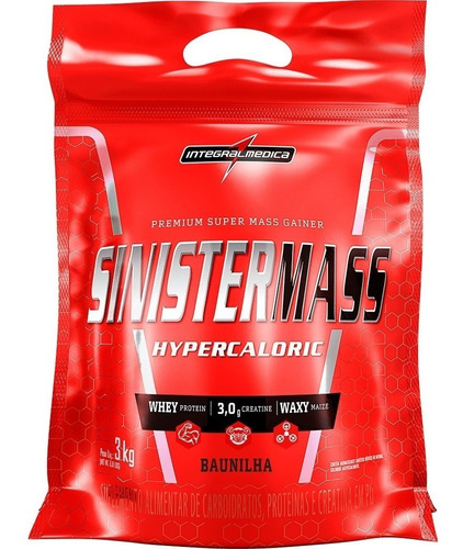 Massa Sinister Hipercalórica Mass 3kg - Integralmédica