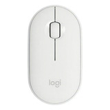 Mouse Sem Fio Pebble 2 M350s Bluetooth E Botão Easy-switch Cor Branco Logitech