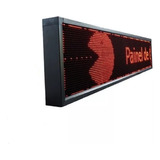 Painel Letreiro Led Digital 200x40 Externo Vermelho Wifi