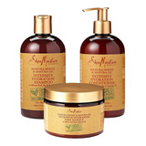 Sheamoisture Combo Shampo Acondicionado Mascarilla 3 Pack