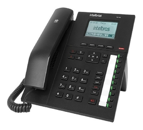 Telefone Ip Voip Com Display Gráfico Tip 425 Intelbras