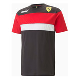 Remera Ferrari Puma Sf Colored Shield Roj / Neg 2023