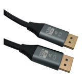 Cabo Displayport P/ Displayport - 4k Full Hd 3 Metros 60hz