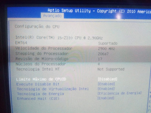 Proc Intel Corei5 2310 2.90ghz 6m Quad 2a Ger Lga1155+cooler