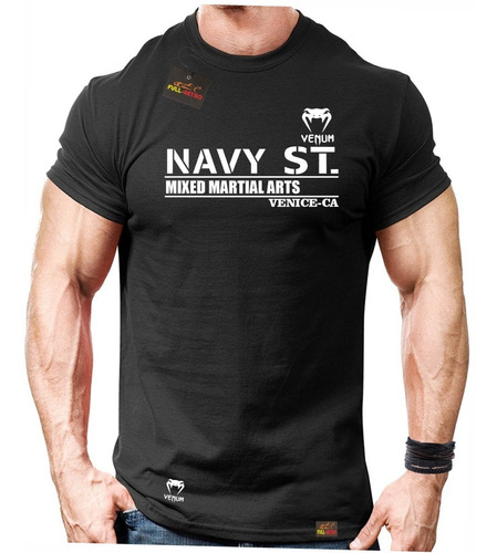 Polera Navy St Artes Marciales Mixtas Venum Ufc Mma Gym 