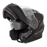 Casco Para Moto Rebatible Punto Extremo Xr650  Negro Brillo Talle S 