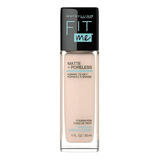 Base De Maquillaje Líquida Maybelline New York Fit Me Matte + Poreless Base De Maquillaje Fit Me Matte Maybelline 230 Natural Buff Tono 112 Natural Ivory - 30ml