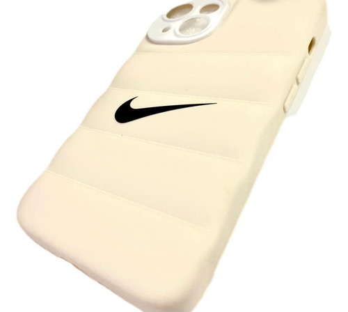 Capa Nike Puffer Branco Case Capinha Para iPhone 13
