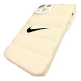 Capa Nike Puffer Branco Case Capinha Para iPhone 13