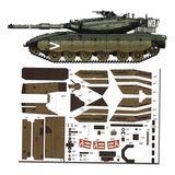  Tanque Merkava 1.25 V2 Papercraft