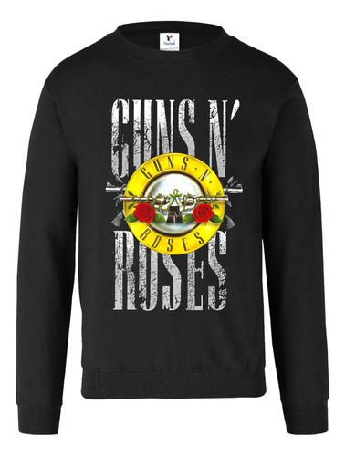 Sudadera Guns N' Roses, Unisex Cuello Redondo 12