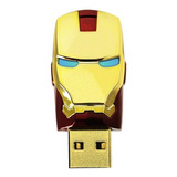 Pen Drive Homem De Ferro 64gb Real Usb 2.0 Personalizado.