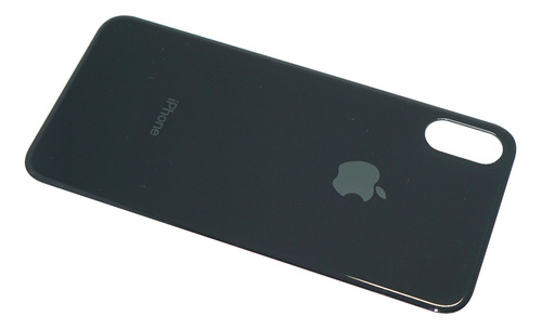 Refaccion Tapa Trasera Cristal Para iPhone X Negro Adhesivo