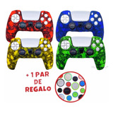 Funda Protector De Control Playstation Ps5 + Thumb Gomitas 