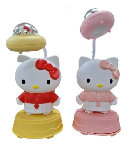 Lampara De Escritorio Hello Kitty Sanrio Con Sacapuntas