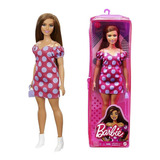 Barbie 171 Curvy Vitiligo Inclusiva Muñeca Mattel