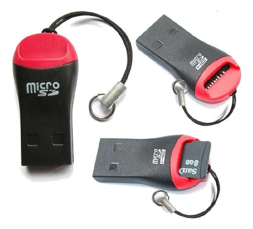 Mini Leitor De Cartão Micro Sd/ M2 Adaptador Usb Pendrive
