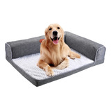 Cama Sofa Ortopedico Premium Para Mascotas Perros Gatos M