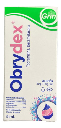 Obrydex Tobramicina / Dexametasona Solución 5ml