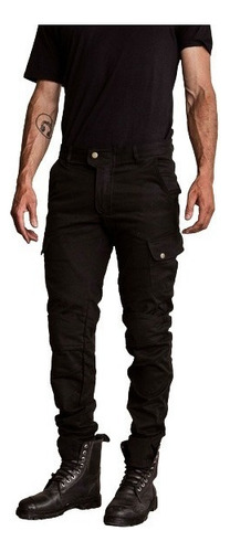 Pantalon Brooklyn Moto Cargo Williams Kevlar Y Protecciones