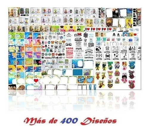 Kit  Imprimible + 400 Diseños Sublimación Día Del Padre