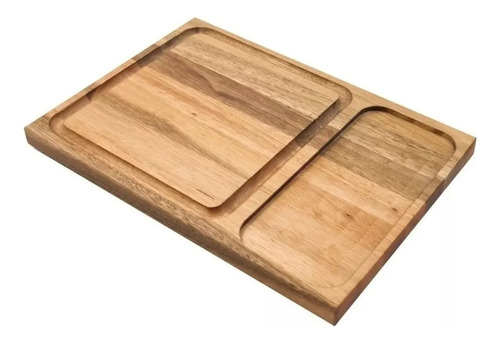 Set 6 Platos De Asado Tabla De Madera De Eucalipto