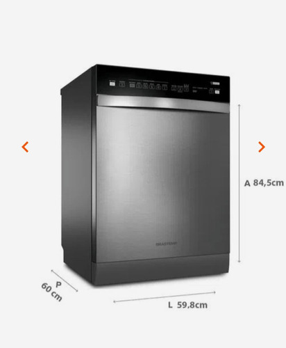 Maquina De Lavar Louca 14 Serviços  - Brastemp Cor Inox - 