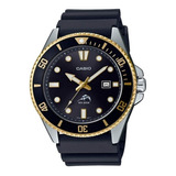 Reloj Casio Mdv 106g 1a. 200m Wr. Diver. Marlin Duro. Dorado