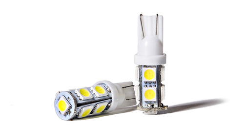 Lampara T10 Posicion Led 9 Led 12v Piojito W5w El Par Autos