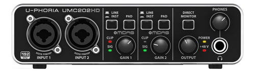 Interfaz De Audio Behringer U-phoria Umc202hd