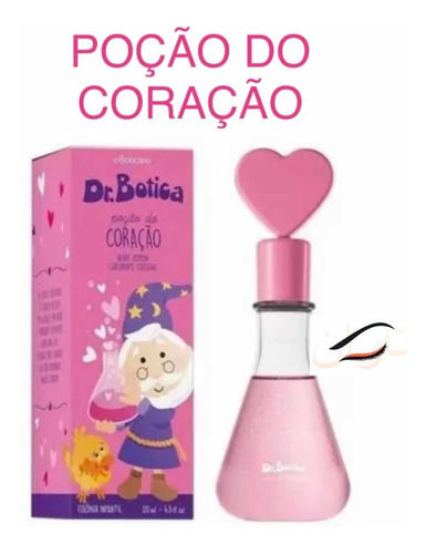 Colônia Infantil Dr. Botica Poção Do Coração 120ml