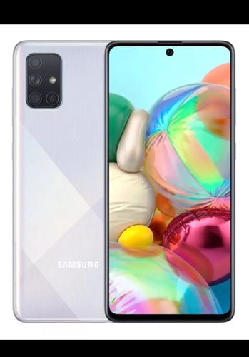 Celular Samsung A71 Blanco Impecable Igual A Nuevo