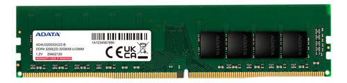 Memoria Ram U-dimm Adata Premier 16gb 3200mhz Ddr4