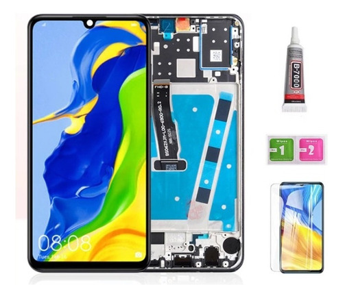 A Marco De Pantalla Lcd For Huawei P30 Lite 48mp Negro