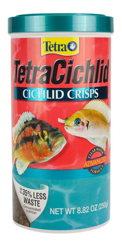  Alimento Tetracichlid Crisps 250g Formula Avanzada P/ciclid