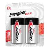 Pila Energizer D Max X 2 Unidades Energizer D