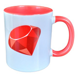 Taza Programador Ruby On Rails, Desarrollador,  Developer