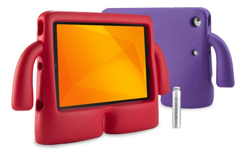 Funda Manitas Compatible Con iPad Infantil + Mica Completa