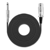 Cable Micrófono Calidad Canon Xlr A Plug 6.3 De 3m