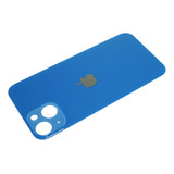Refaccion Tapa Trasera Azul Cristal Para iPhone 13 Adhesivo