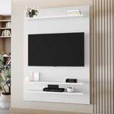 Painel Para Tv Até 50 1,30m Mister Nt 1195 Branco Notável