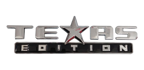 Emblema Silverado Texas Edition Chevrolet ( Tecnologia 3m )  Foto 3